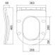 Унитаз подвесной эргономичный Koer TT-0101-T3 520x360x360mm система смыва TORNADO 3.0 (KR5615) KR5615 фото 27