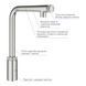 Смеситель для кухни с выдвижным изливом Grohe Minta SmartControl (31613DC0) 31613DC0 фото 2
