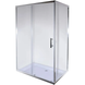 Душова кабіна без піддону Mixxus HARD SC01-120x80x185-TR CHROME прозоре скло 5мм (MI6912) MI6912 фото 1