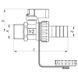 Кран дренажный 1/2'' Koer KR.1037 (KR2672) KR2672 фото 2