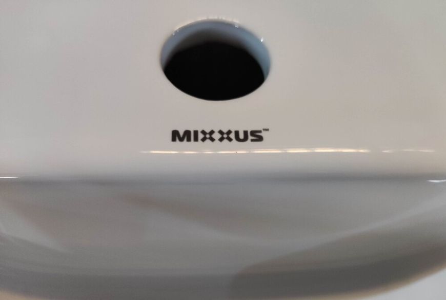Раковина підвісна Mixxus Premium QUADRO-1201-R 430х265х135mm з отвором під змішувач та переливом (MP6504) MP6504 фото