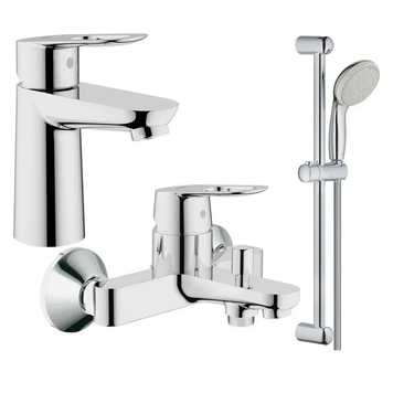 Набор смесителей для ванной S-Size Grohe BauLoop (123214S) 123214S фото