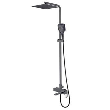 Душевая колонна со смесителем KOER KB-56009-07 3 функции (Цвет графит) (KR5988) KR5988 фото