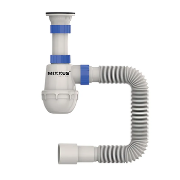 Сифон для кухні Mixxus SK-01-A 1 1/2"x40 з литим випуском 40*40/50 (MI8190) MI8190 фото