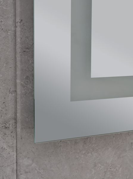 Зеркало Mixxus HARD MR06-60x80 с Led Touch, Anti-fog, димером, регулятором яркости, часами (MI6929) MI6929 фото