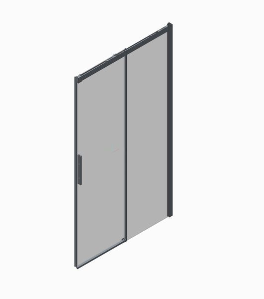 Дверь в нишу Koer SR SD05-120x200-TR-01 прозрачное стекло Easy Clean 6мм, хром (KR5405) KR5405 фото