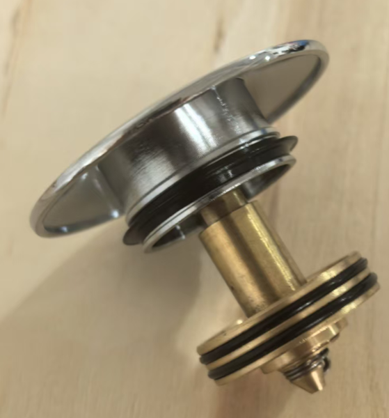 Донный клапан для раковины Koer PW-12-01 1 1/4'' без перелива автоматический СLICK-СLACK (Цвет хром) (KR5798) KR5798 фото