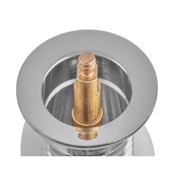 Донный клапан для раковины Koer PW-12-01 1 1/4'' без перелива автоматический СLICK-СLACK (Цвет хром) (KR5798) KR5798 фото