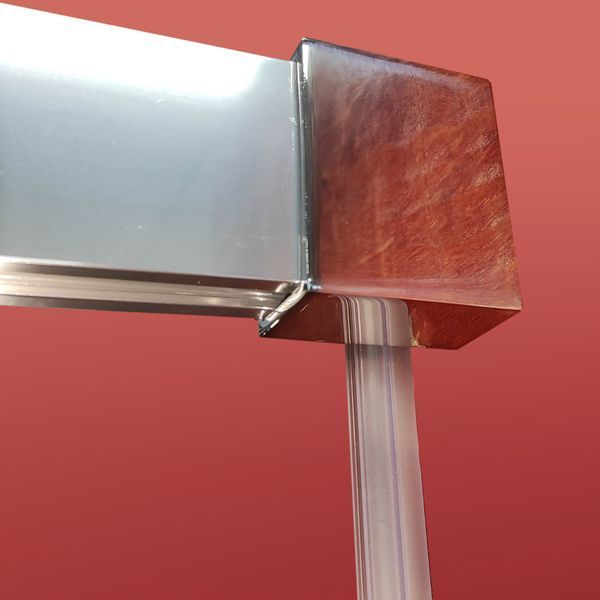 Дверь в нишу Koer SR SD05-120x200-TR-01 прозрачное стекло Easy Clean 6мм, хром (KR5405) KR5405 фото