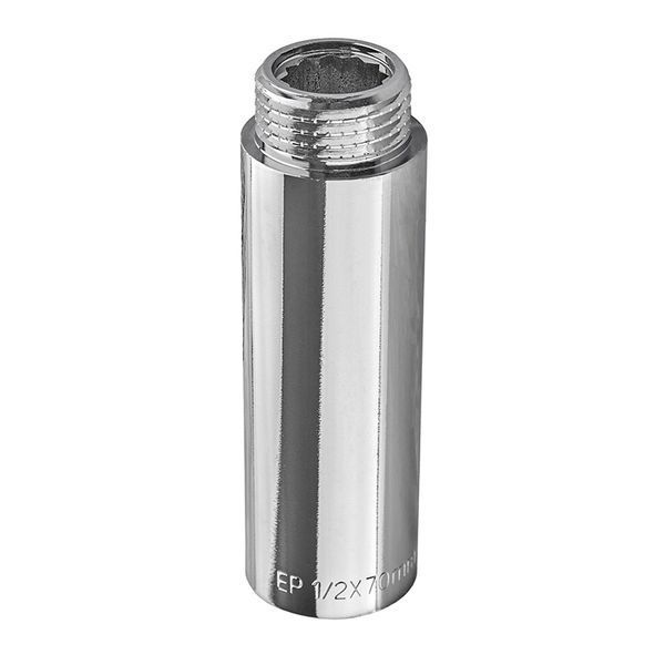Подовжувач Europroduct EP.E070.Chr - 1/2"MF-70мм хром (EP6129) EP6129 фото