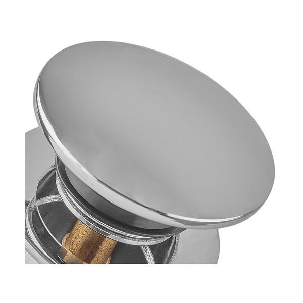 Донный клапан для раковины Koer PW-12-01 1 1/4'' без перелива автоматический СLICK-СLACK (Цвет хром) (KR5798) KR5798 фото