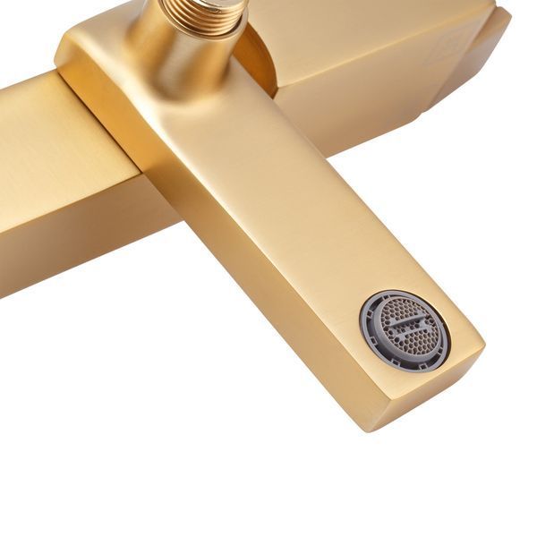 Душевая колонна со смесителем Haiba KANT 009-J BRUSHED GOLD (HB9606) HB9606 фото