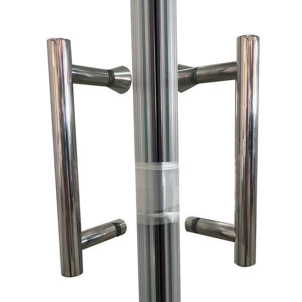 Душова кабіна без піддону Koer SR SC03-100x100x200-TR-01 прозоре скло Easy Clean 6мм, хром (KR5357) KR5357 фото