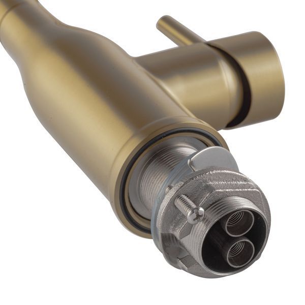 Смеситель для кухни Koer KI-70026-12 с белым силиконовым изливом (KR5212) KR5212 фото