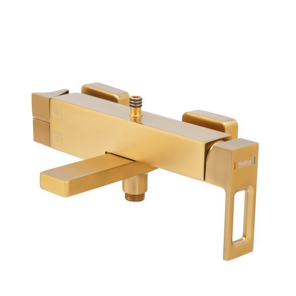 Душевая колонна со смесителем Haiba KANT 009-J BRUSHED GOLD (HB9606) HB9606 фото