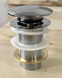 Донный клапан для раковины Koer PW-12-01 1 1/4'' без перелива автоматический СLICK-СLACK (Цвет хром) (KR5798) KR5798 фото 16