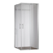 Душова кабіна без піддону Koer SR SC03-100x100x200-TR-01 прозоре скло Easy Clean 6мм, хром (KR5357) KR5357 фото 1
