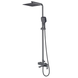 Душевая колонна со смесителем KOER KB-56009-07 3 функции (Цвет графит) (KR5988) KR5988 фото 1