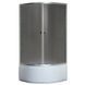 Душевая кабина с высоким поддоном Mixxus PLAIN SCT01-90x90x195-GR SATIN серое тонированное стекло 4мм (MI6895) MI6895 фото 4