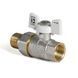 Кран з американкою 1/2" (Koer KR.227.W) білий (KR0015) KR0015 фото 2