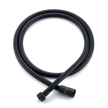 Шланг для душу Koer KB-0801-150-05 (оплетіння нерж. 150 см) (Колір чорний) (KR4804) KR4804 фото