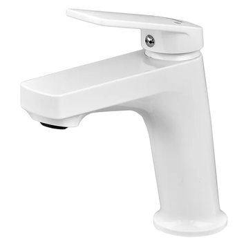 Змішувач для умивальника Plamix Lucas-001 SET White з підведенням (PM0706) PM0706 фото