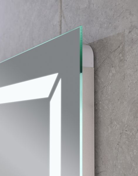 Зеркало Mixxus LIGHT MR01-70x50 с Led Touch, Anti-fog, димером, регулятором яркости, часами (MI6000) MI6000 фото