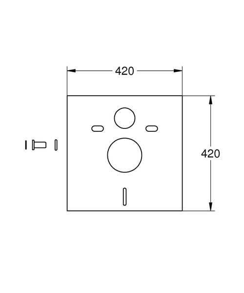 Комплект для звукоизоляции Grohe (37131000) 37131000 фото