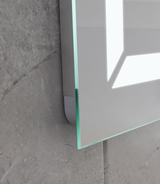 Зеркало Mixxus LIGHT MR01-70x50 с Led Touch, Anti-fog, димером, регулятором яркости, часами (MI6000) MI6000 фото