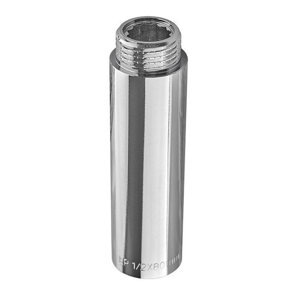 Подовжувач Europroduct EP.E080.Chr - 1/2"MF-80мм хром (EP6130) EP6130 фото