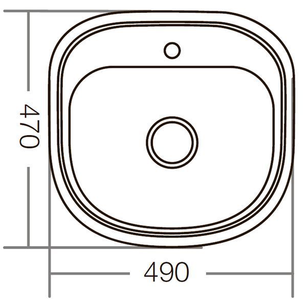 Мийка кухонна Zerix Z4947-08-180E (Satin) (ZM0559) ZM0559 фото