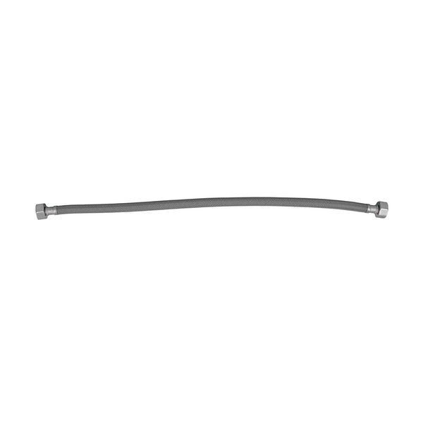 Гибкая подводка Zerix ZHN-02-F1/2"xM10-080 (нейлоновая оплетка, гайки нерж) (пара) (ZX5159) ZX5159 фото