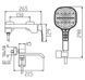Змішувач для ванни з коротким виливом KOER KB-41037-01 (Колір хром) (KR6004) KR6004 фото 2