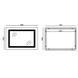 Зеркало Mixxus LIGHT MR01-70x50 с Led Touch, Anti-fog, димером, регулятором яркости, часами (MI6000) MI6000 фото 16