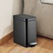 Відро для сміття з плавним закриттям прямокутне Mixxus Premium Quadro-TC0105 Black 5 л колір чорний (MI7061) MI7061 фото 10