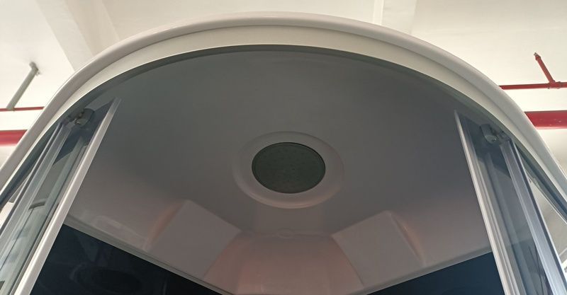 Бокс душевой с гидромассажем Mixxus STRONG SBH01-90x90x215-GR SATIN с высоким поддоном (MI6889) MI6889 фото