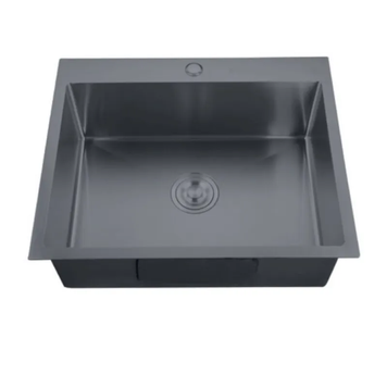Мойка Zerix ZH5045-215 Nano-Black (3.0/0.8) с нерж. стали (MX1580) MX1580 фото