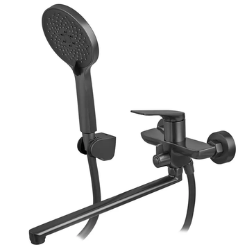 Змішувач для ванни Mixxus Premium DERBY 006 (EURO) BLACK (MI6602) MI6602 фото