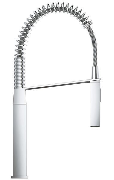 Змішувач для кухні з гнучким виливом Grohe Eurocube (31395000) 31395000 фото