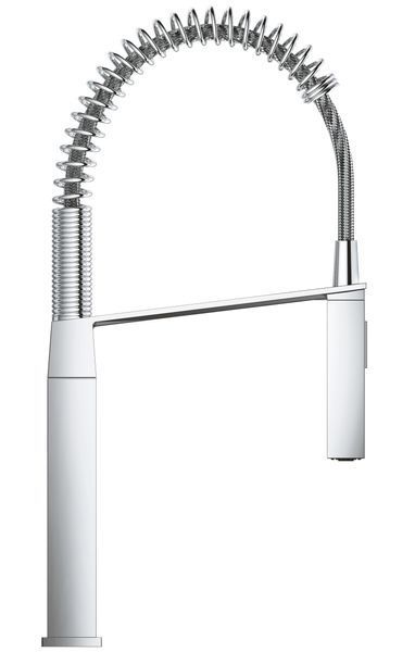 Смеситель для кухни с гибким изливом Grohe Eurocube (31395000) 31395000 фото