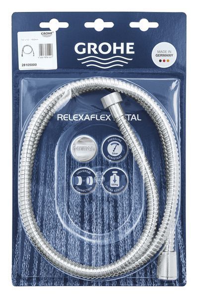 Душовий шланг 1500 Grohe Relexaflex Metal (28105000) 28105000 фото