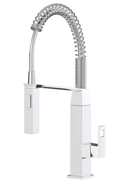 Смеситель для кухни с гибким изливом Grohe Eurocube (31395000) 31395000 фото
