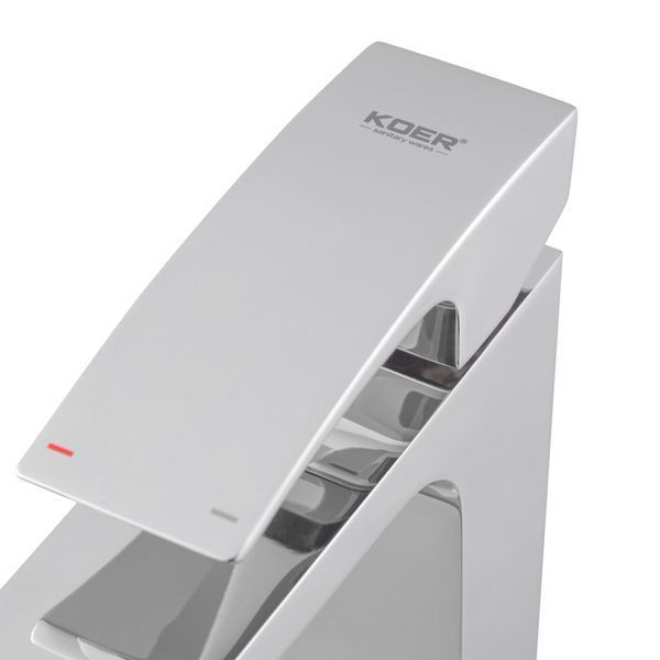 Змішувач для умивальника Koer KB-13007-01 високий (Колір хром) (KR3444) KR3444 фото