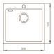 Мойка Mixxus Бронзовая MX5050-200x1.0-PVD (MX0579) MX0579 фото 3