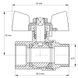 Кран шаровый Koer 1/2" ГШБ (KR.218) (KR0034) KR0034 фото 2