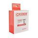Комплект кранів для рушникосушки кутовий Koer KR.SET.535 BLACK - M1/2''xM1/2'' подовжений (KR5844) KR5844 фото 3