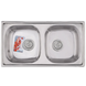 Мойка кухонная Haiba 78x43 Double (polish) (HB0568) HB0568 фото 1
