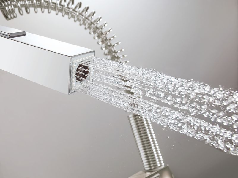 Змішувач для кухні з гнучким виливом Grohe Eurocube (31395000) 31395000 фото