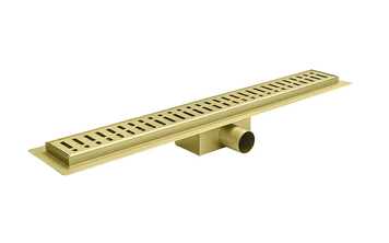Душевой трап из нержавеющей стали SUS304 Koer FD35-70x800-Brushed Gold (AC0719) AC0719 фото