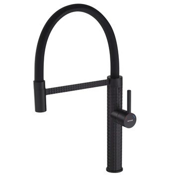 Смеситель для кухни Mixxus Premium Oliwer 017 BLACK REFL.BLACK (MI6966) MI6966 фото